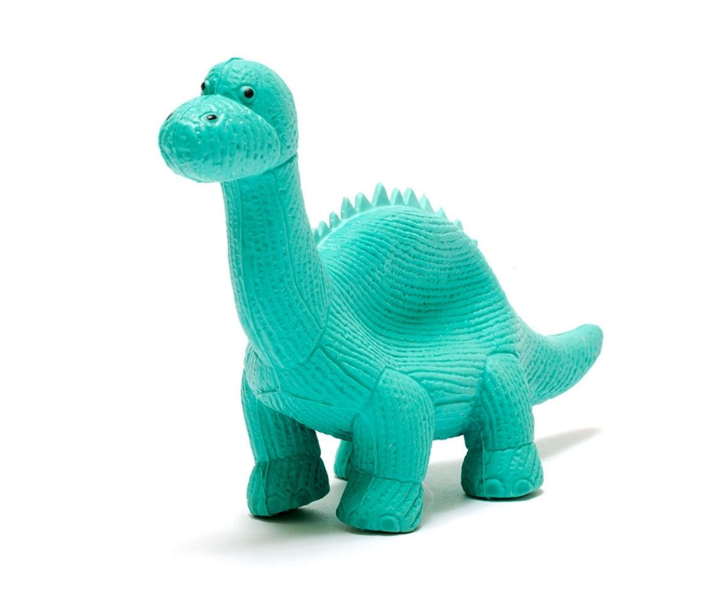 Best Years My First Diplodocus Teether Toy - Ice Blue. A fab chunky, natural rubber Diplodocus Dinosaur toy in ice blue! Sold by Say It Baby Gifts