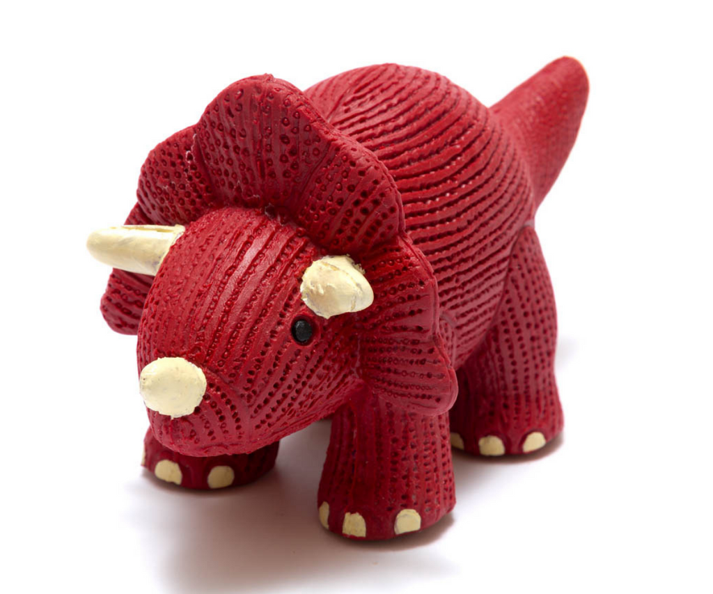 Best Years My First Triceratops Teether Toy. Sold by Say it Baby. A fab teething toy.