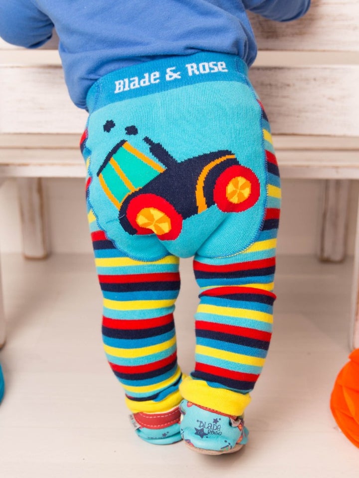 Blade & Rose Farmyard Tractor Leggings - Say It Baby Gifts - reverse