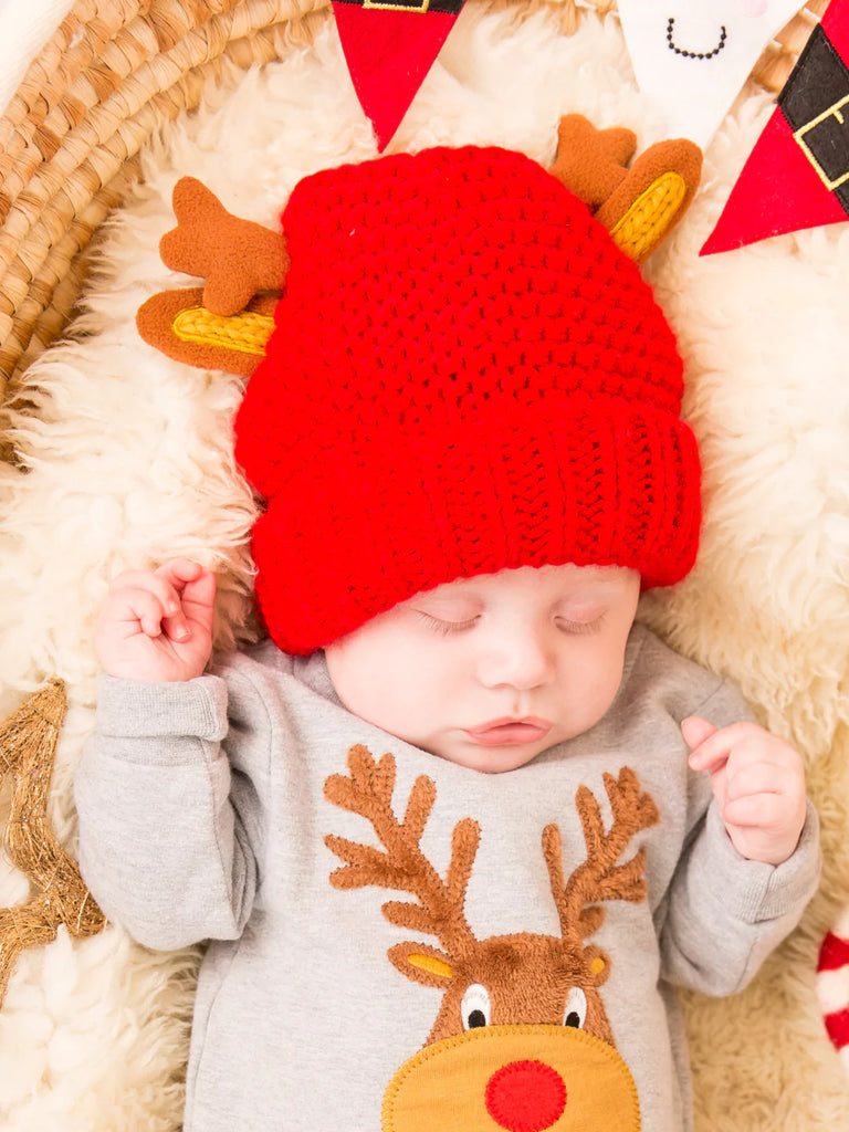 Blade & Rose Festive Winter Hat - bold, bright and fun! Sold by Say It Baby Gifts