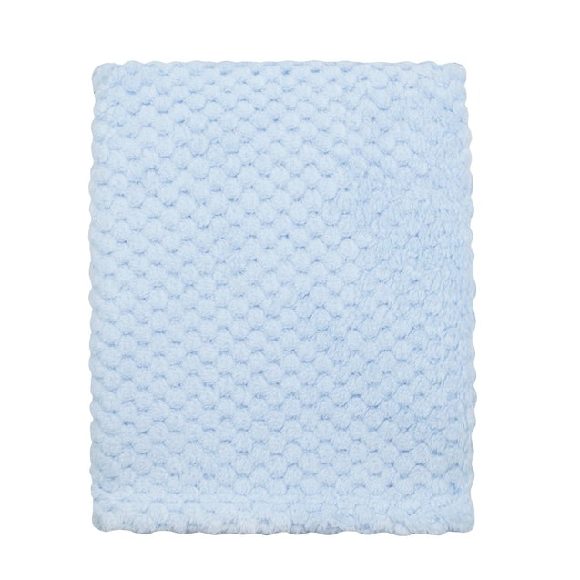It's A Boy Blue Dino Basket by Say It Baby Gifts. Soft waffle wrap blanket