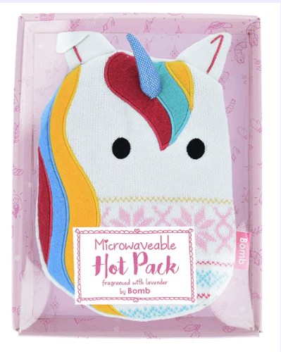 Bomb Cosmetics - Hug and heat up with this fun Twinkle The Unicorn Body Warmer. This fab body warmer features a bright and colourful unicorn - perfect for snuggling! Sold by Say It Baby Gifts