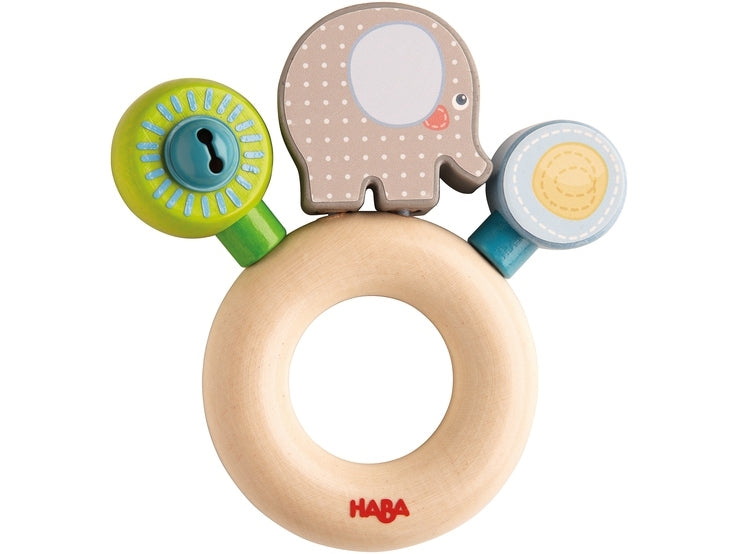 Haba Elephant Clutching Toy - Say It Baby 