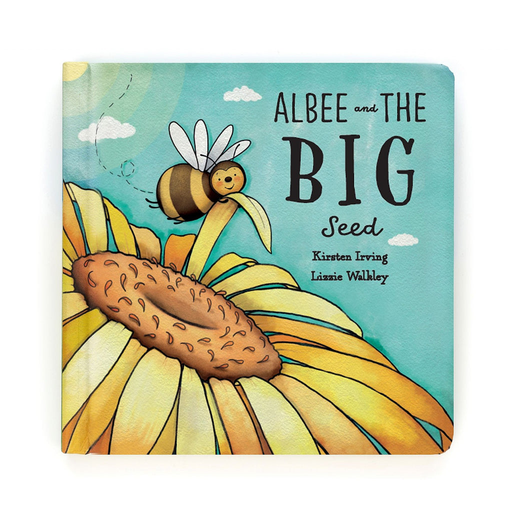 Jellycat Albee And The Big Seed Book. Hardback book.  BK4AL. Sold by Say It Baby Gifts