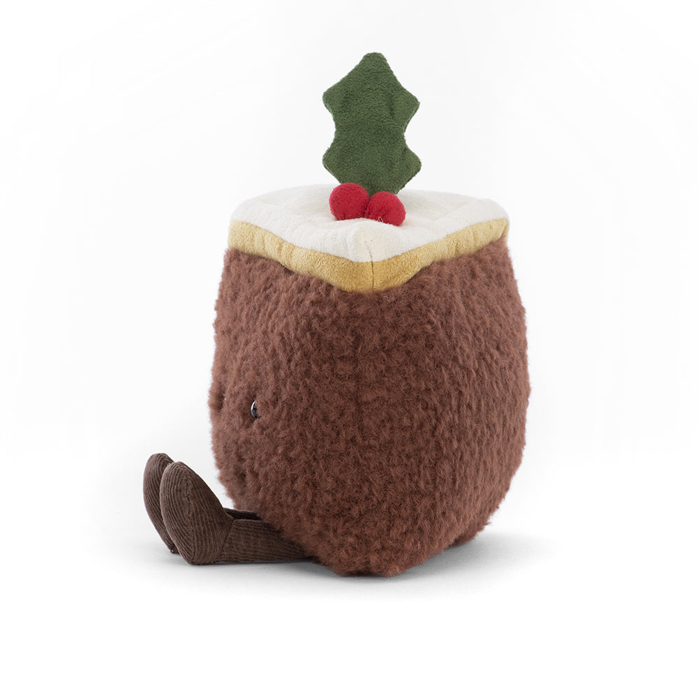 Jellycat Amuseable Slice of Christmas Cake - a showstopper of a cake! Sold by Say It Baby Gifts
