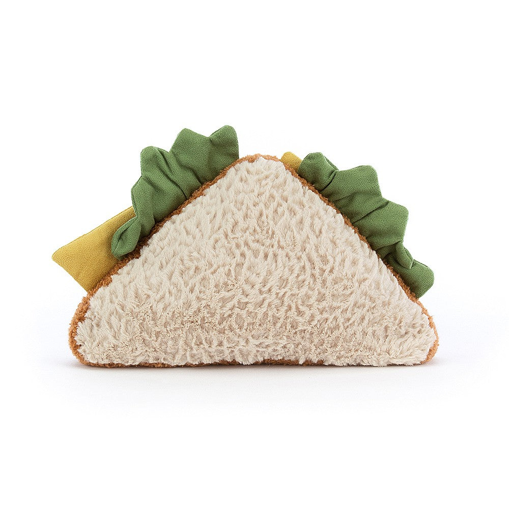 Jellycat Amuseable Sandwich - the perfect packed lunch pal! All dapper and ready for a special afternoon tea!