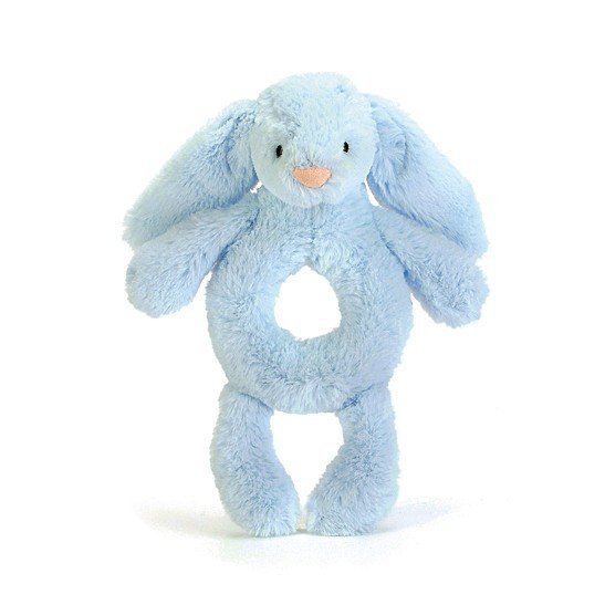Jellycat Bashful Blue Bunny Grabber. BLB4GR. Say It Baby Gifts
