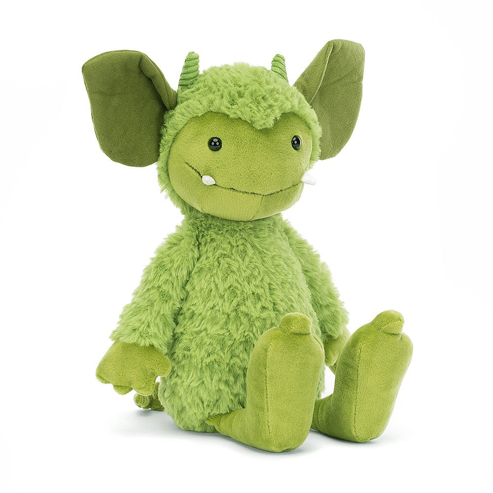Say Hello to Jellycat Grizzo Gremlin - a cheeky but charming creature! GRIZ3G. Sold by Say It Baby Gifts