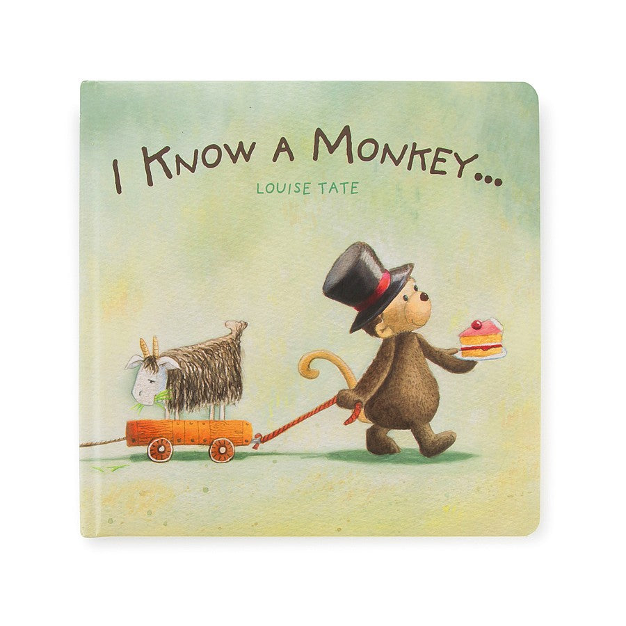 Jellycat I Know A Monkey Board Book