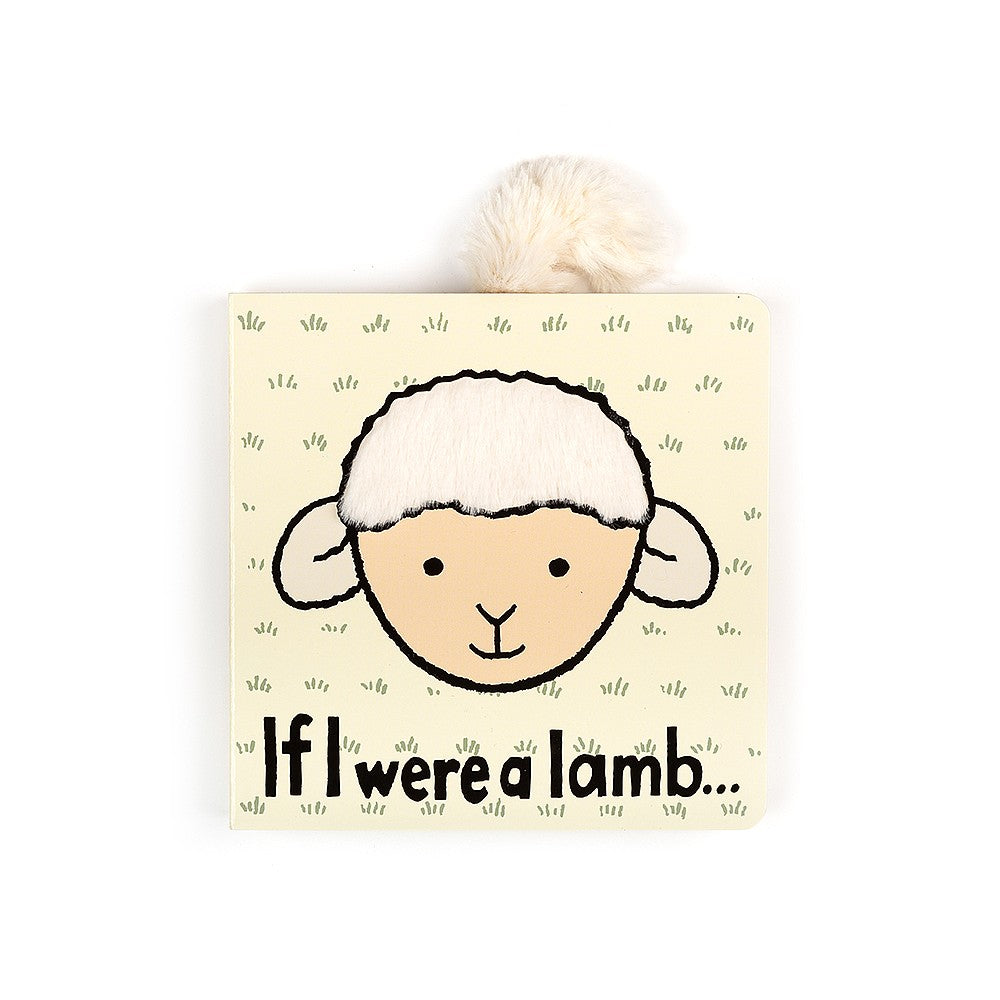 Jellycat If I Were A Lamb Board Book. This sweet book features an adorable lamb who loves leaping through the meadow!
