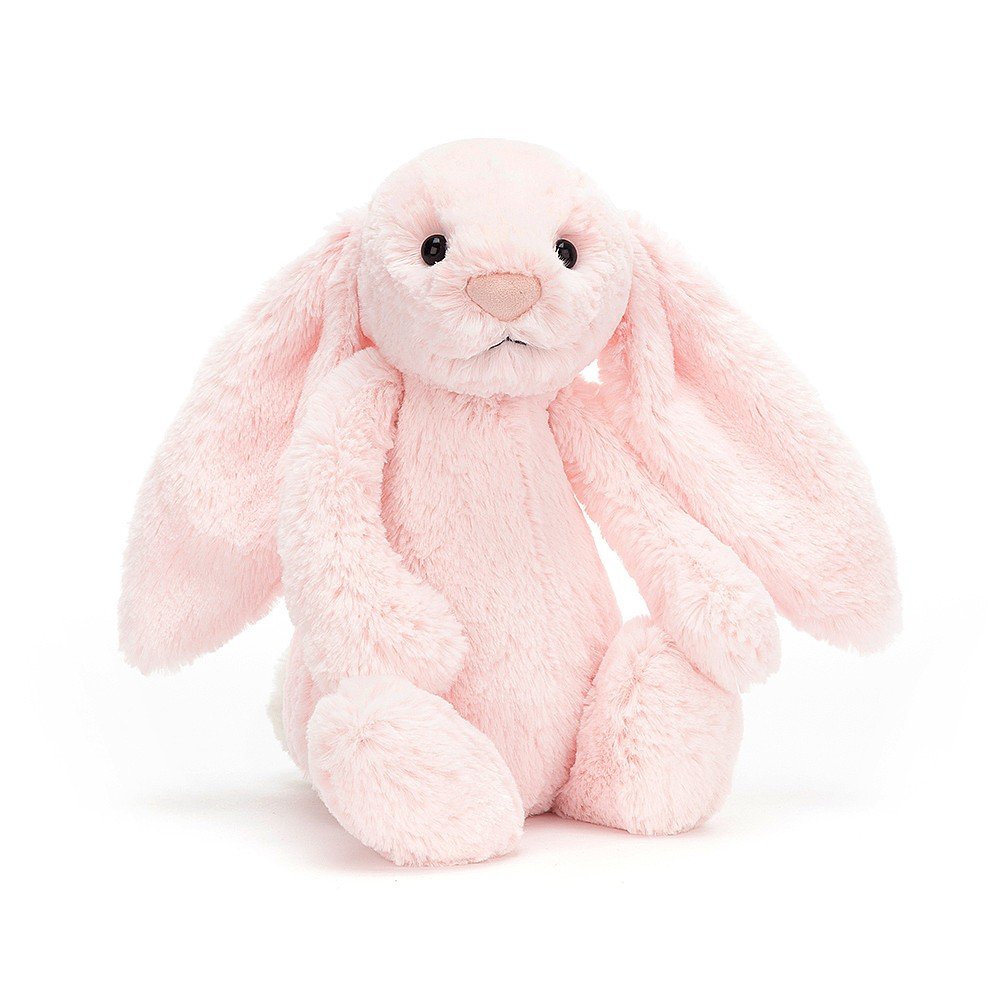 Jellycat Bashful Bunny in medium within our Jellycat Pink Bunny Baby Bouquet Box by Say It Baby Gifts