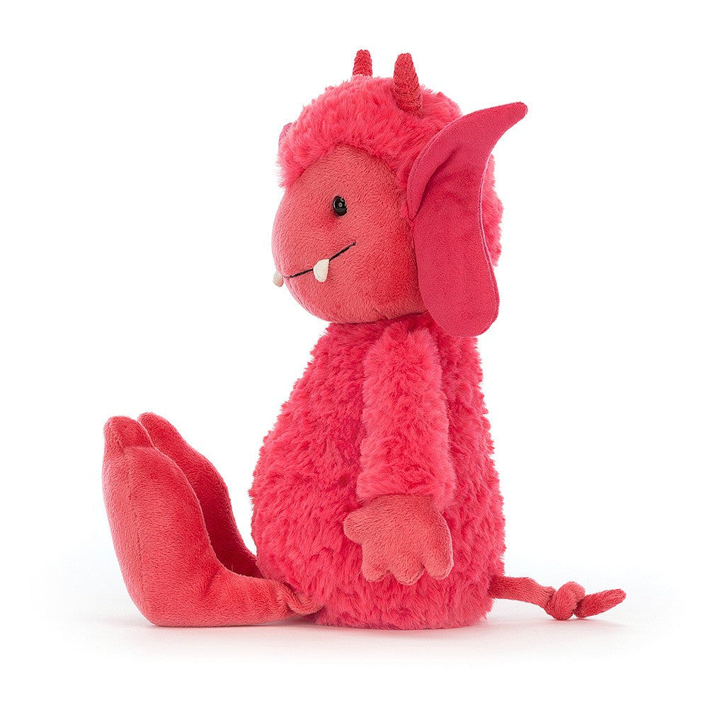 Say Hello to Jellycat Pandora Pixie - a cheeky but charming raspberry-pink creature!  PAN3P.  Sold by Say It Baby Gifts