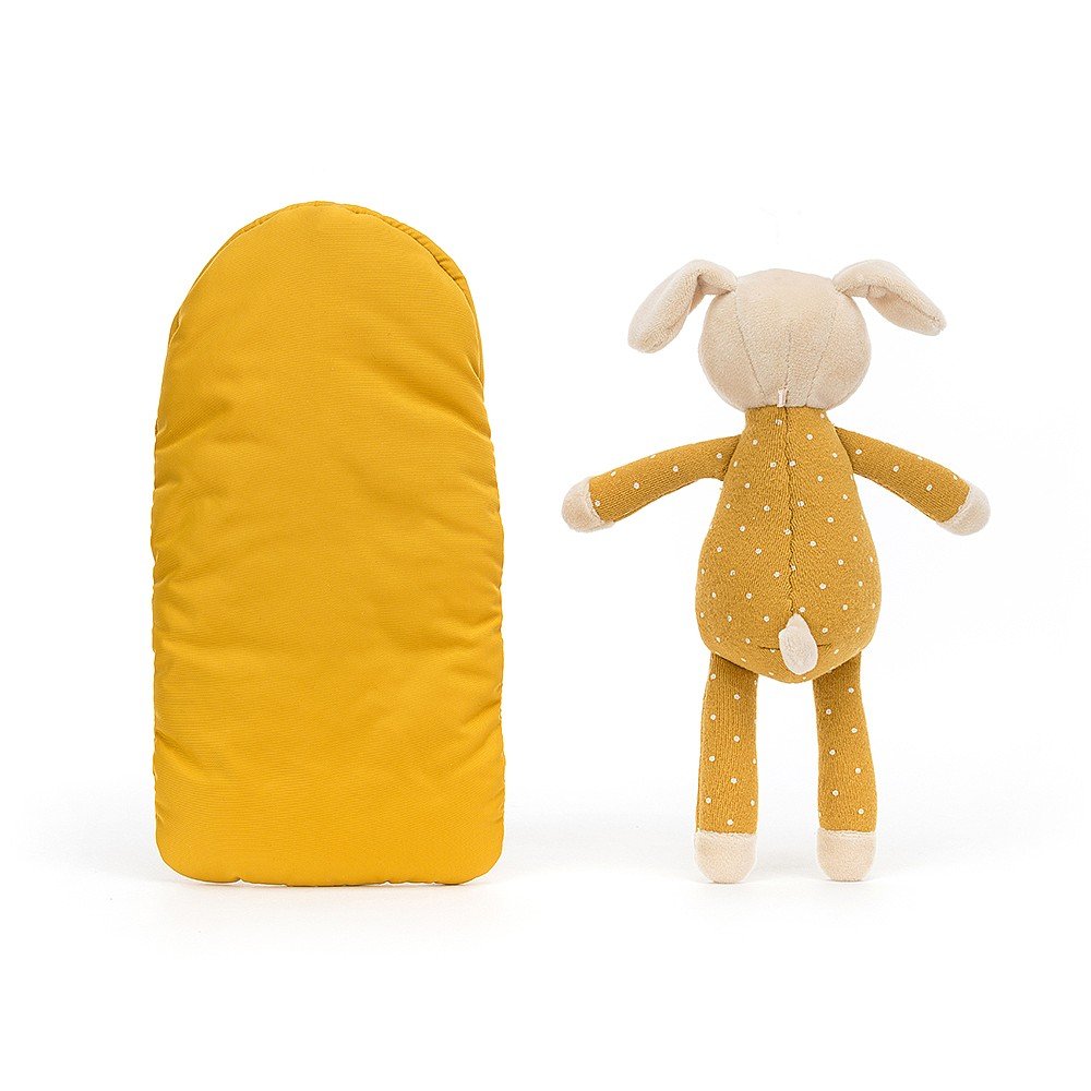 Jellycat Snuggler Puppy - a lovely gift - suitable from birth. Sold by Say It Baby Gifts