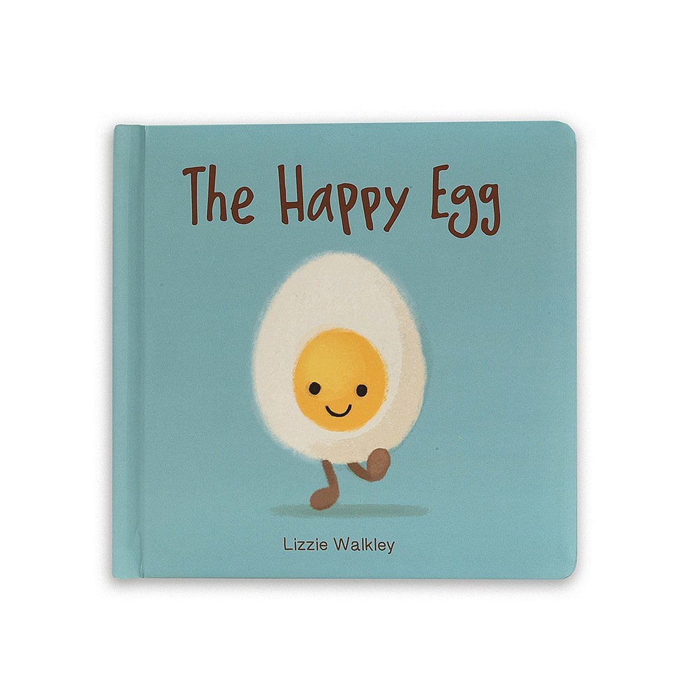 Jellycat The Happy Egg Book - This gorgeous hardback book features a happy egg who just loves the colour yellow!