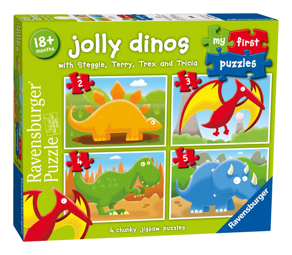 Ravensburger My First Puzzles - Jolly Dinos. Say It Baby Gifts