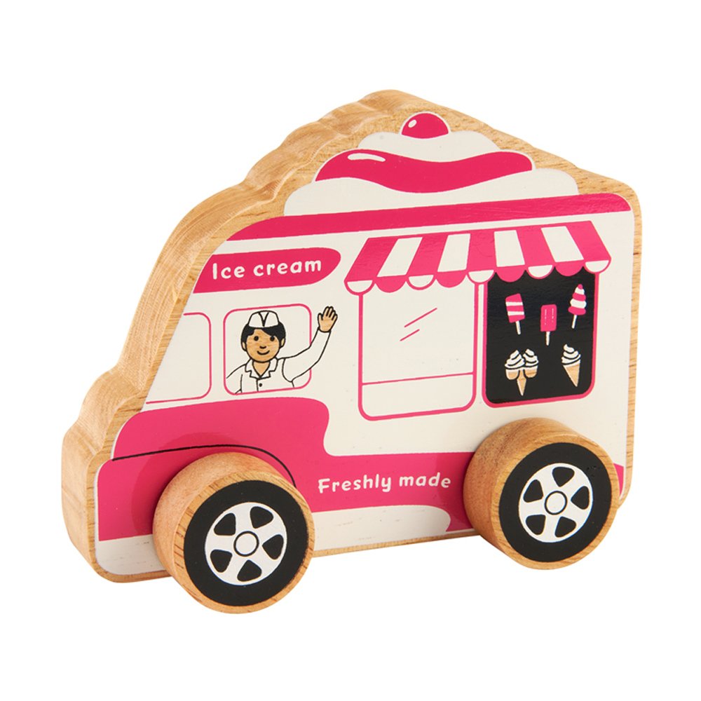 Lanka Kade Ice Cream Van Wooden Toy. Sold by Say It Baby Gifts
