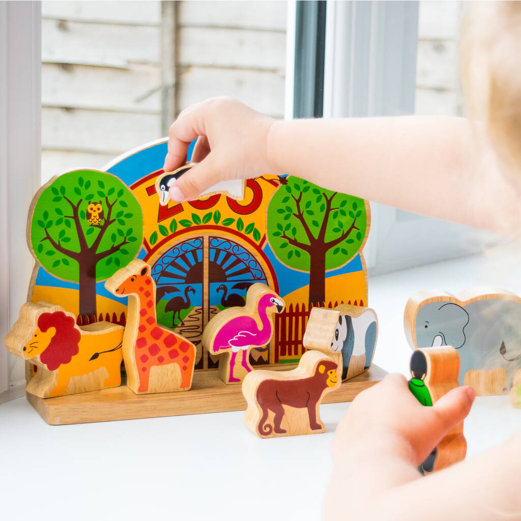 This Lanka Kade Junior Zoo Playset is a fantastic playset for little ones! Say It Baby Gifts. 