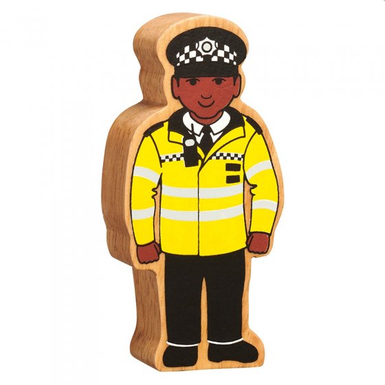 This colourful Lanka Kade Policeman Wooden Toy Figure is perfect for little hands, it's ideal for story sacks, stacking and imaginative play! Sold by Say It Baby Gifts