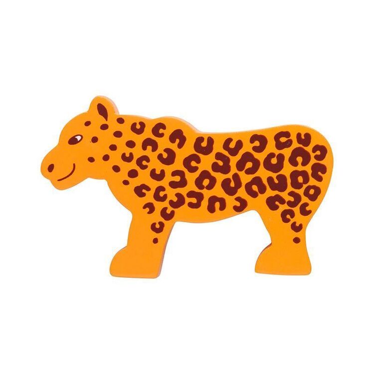 Lanka Kade Painted Wooden Leopard Toy
