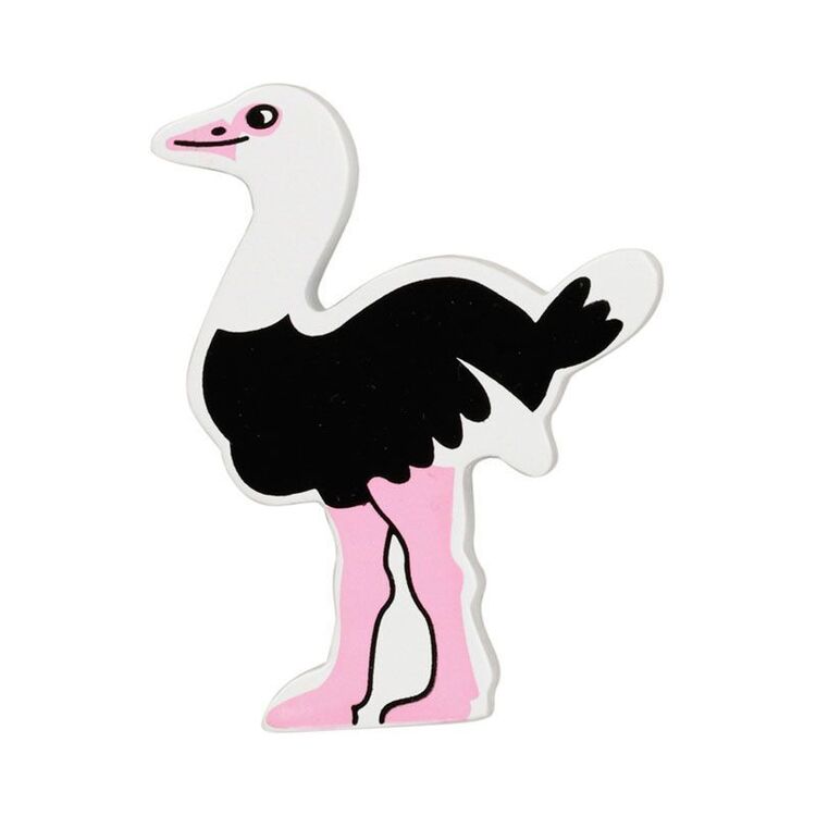 Lanka Kade Painted Wooden Ostrich Toy