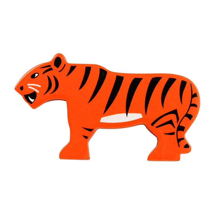 Lanka Kade Painted Wooden Tiger Toy
