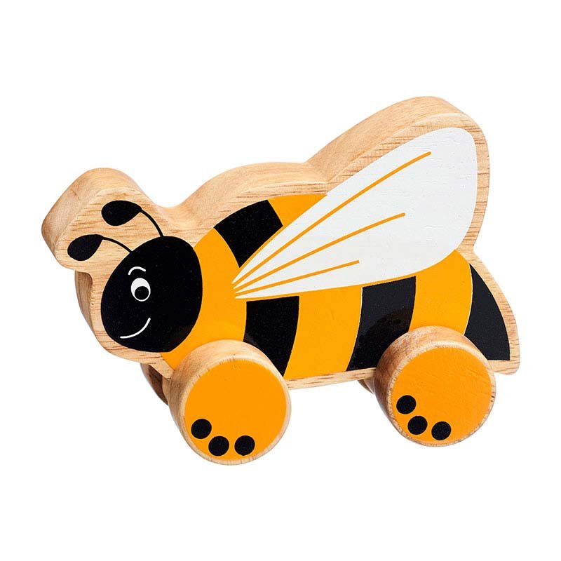 Lanka Kade Bee Push Along Toy Fairtrade Wooden Toy Say It Baby Gifts