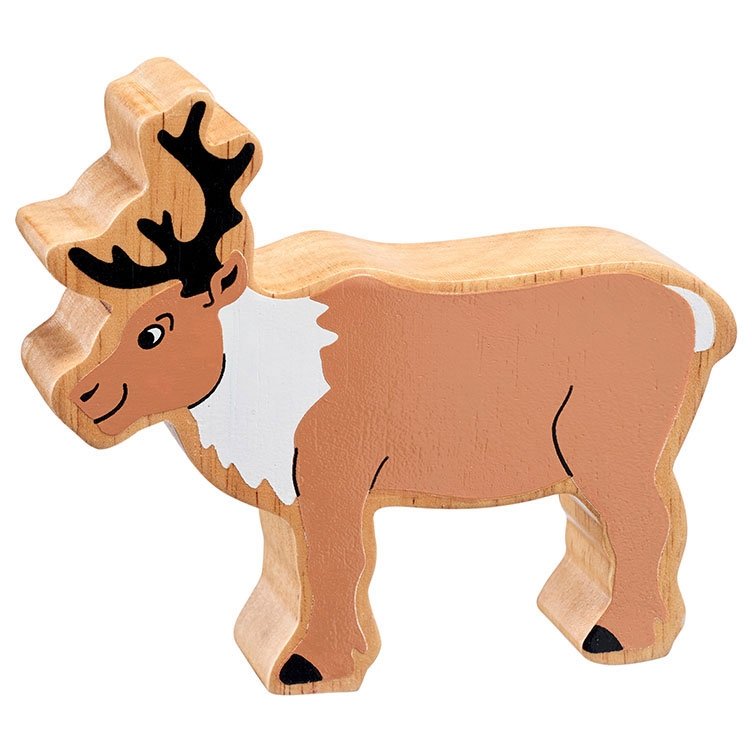 Lanka Kade Reindeer Wooden Toy.  Say It Baby Gifts
