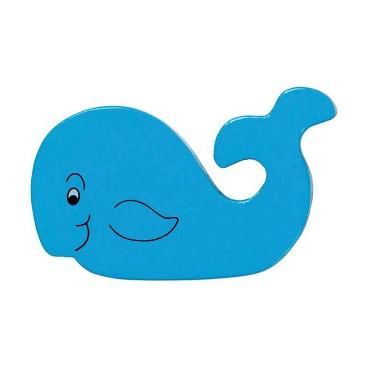 Lanka Kade Painted Wooden Whale Toy