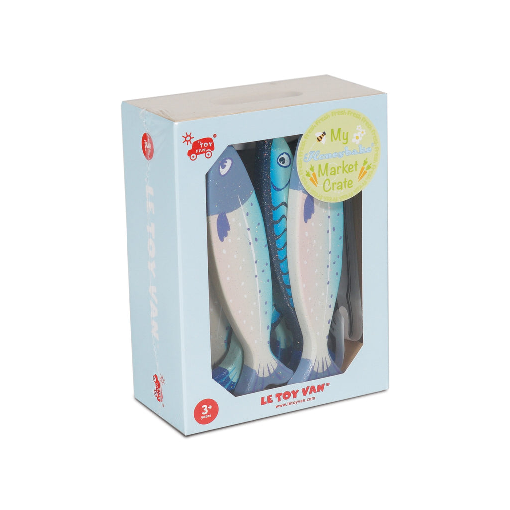 Le Toy Van Fresh Fish Crate - part of the Market Crate Range from Le Toy Van