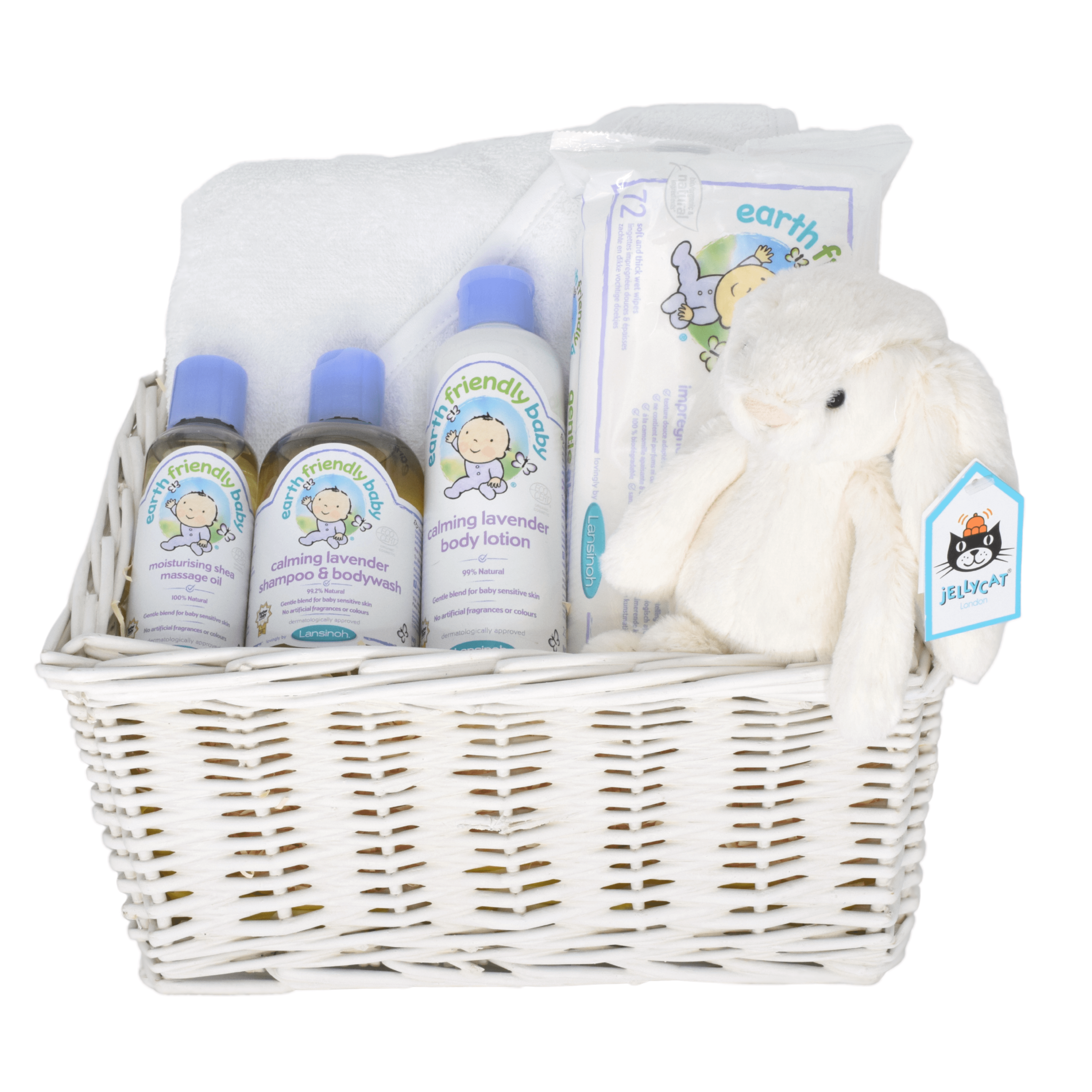 Natural Baby Bath Time Gift Basket