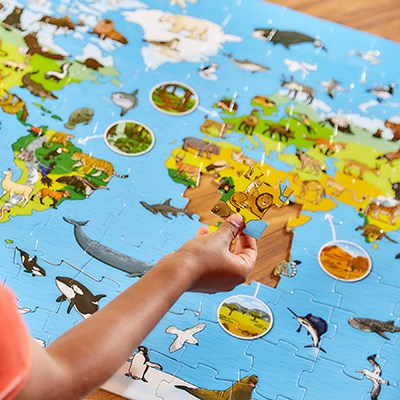 Orchard Toys Animal World Jigsaw Puzzle. BoardHoarders. 150 piece animal jigsaw puzzle