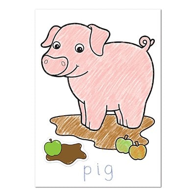 Orchard Toys Farmyard Colouring Book. Say It Baby Gifts