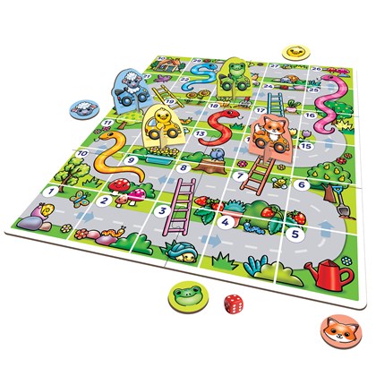 Orchard Toys My First Snakes & Ladders Game - the perfect introduction to board games for younger players. Sold by Say it Baby Gifts