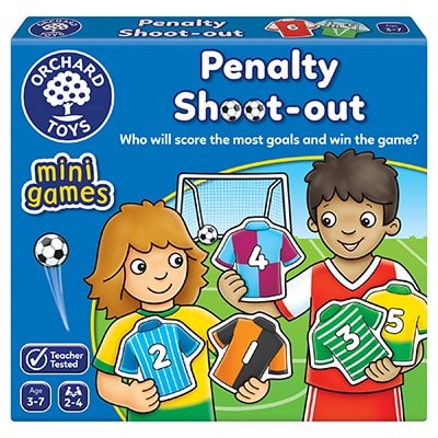 Orchard Toys Penalty Shoot Out Mini Game. Say It Baby Gifts. A brilliant mini game for young football fans!