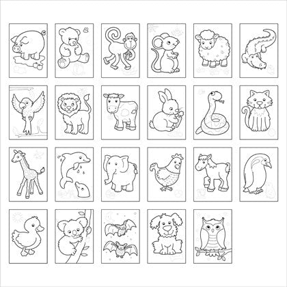 Orchard Toys Animals Colouring Book. Say It Baby Gifts
