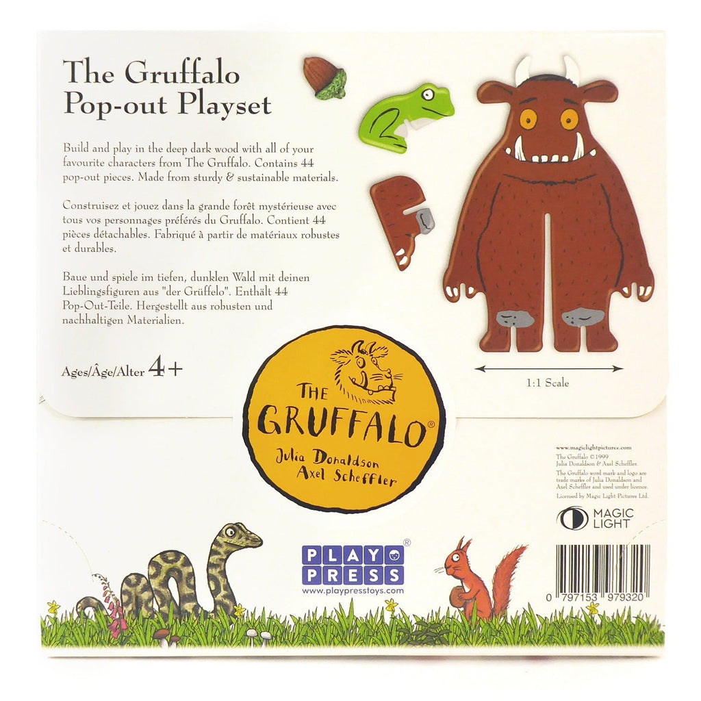 The Gruffalo Eco-Friendly Pop Out Playset by Playpress. Say It Baby Gifts