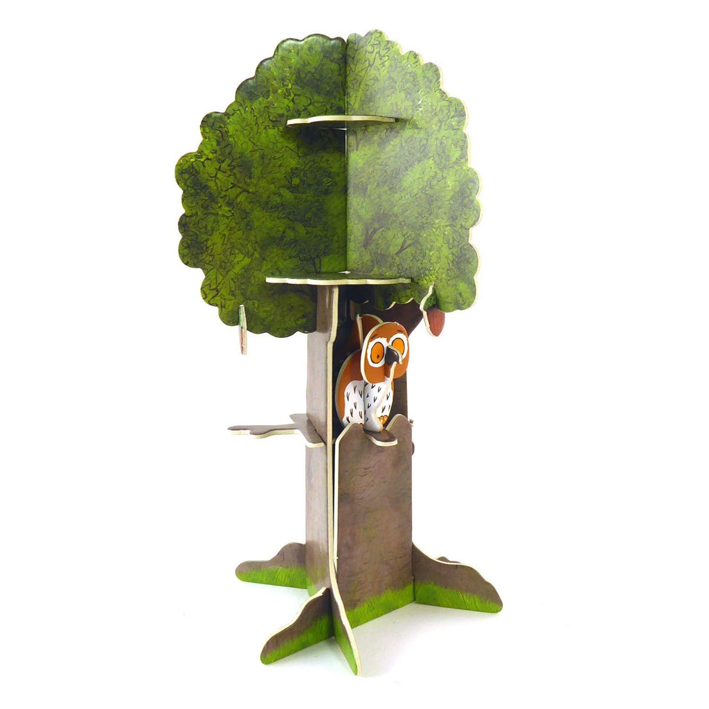 The Gruffalo Eco-Friendly Pop Out Playset. Owl in the tree. By Playpress