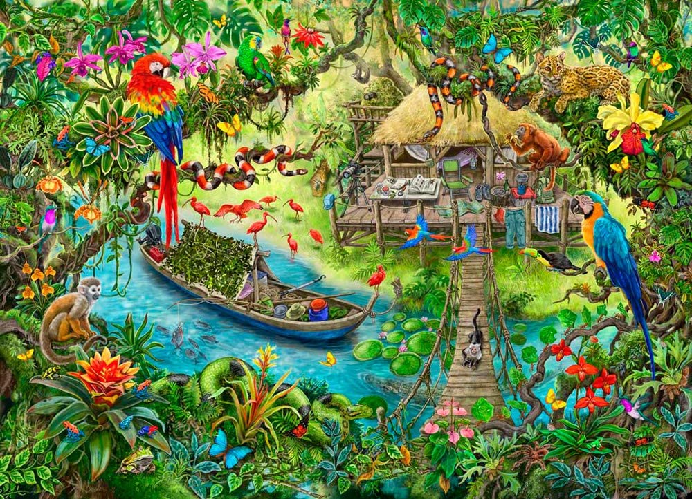 Ravensburger Kids Escape Puzzle - Jungle