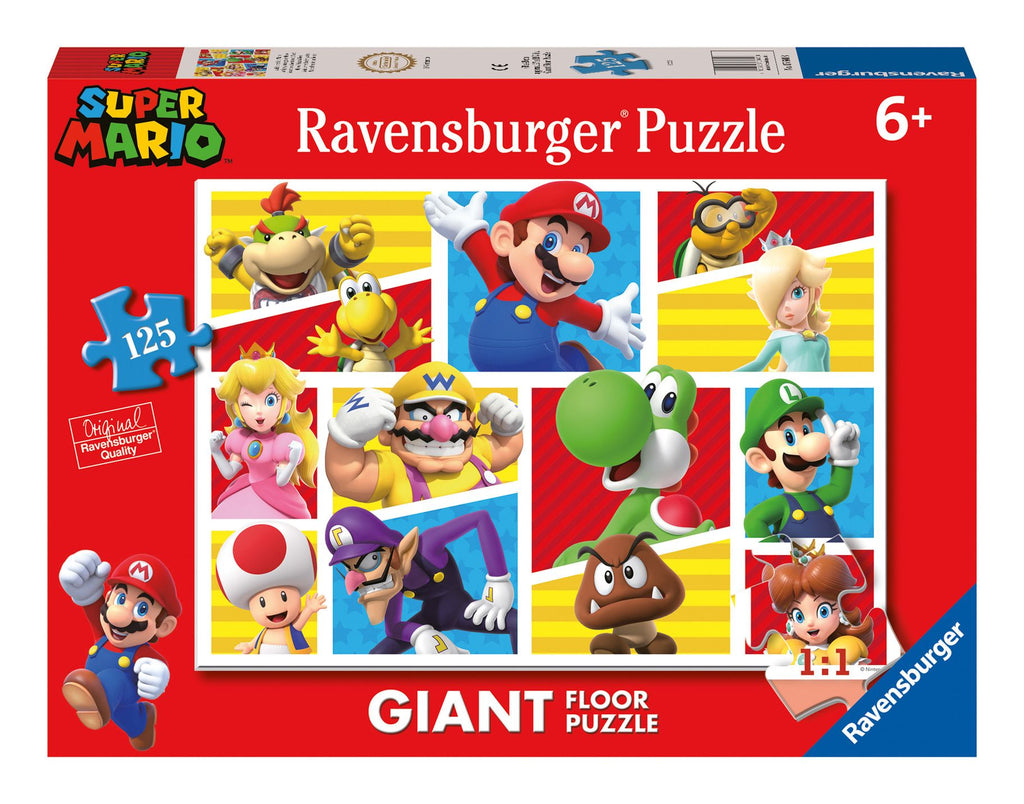 Ravensburger Super Mario XXL 125 Giant Floor Puzzle For ages 6 and up. Sold by Say It Baby Gifts