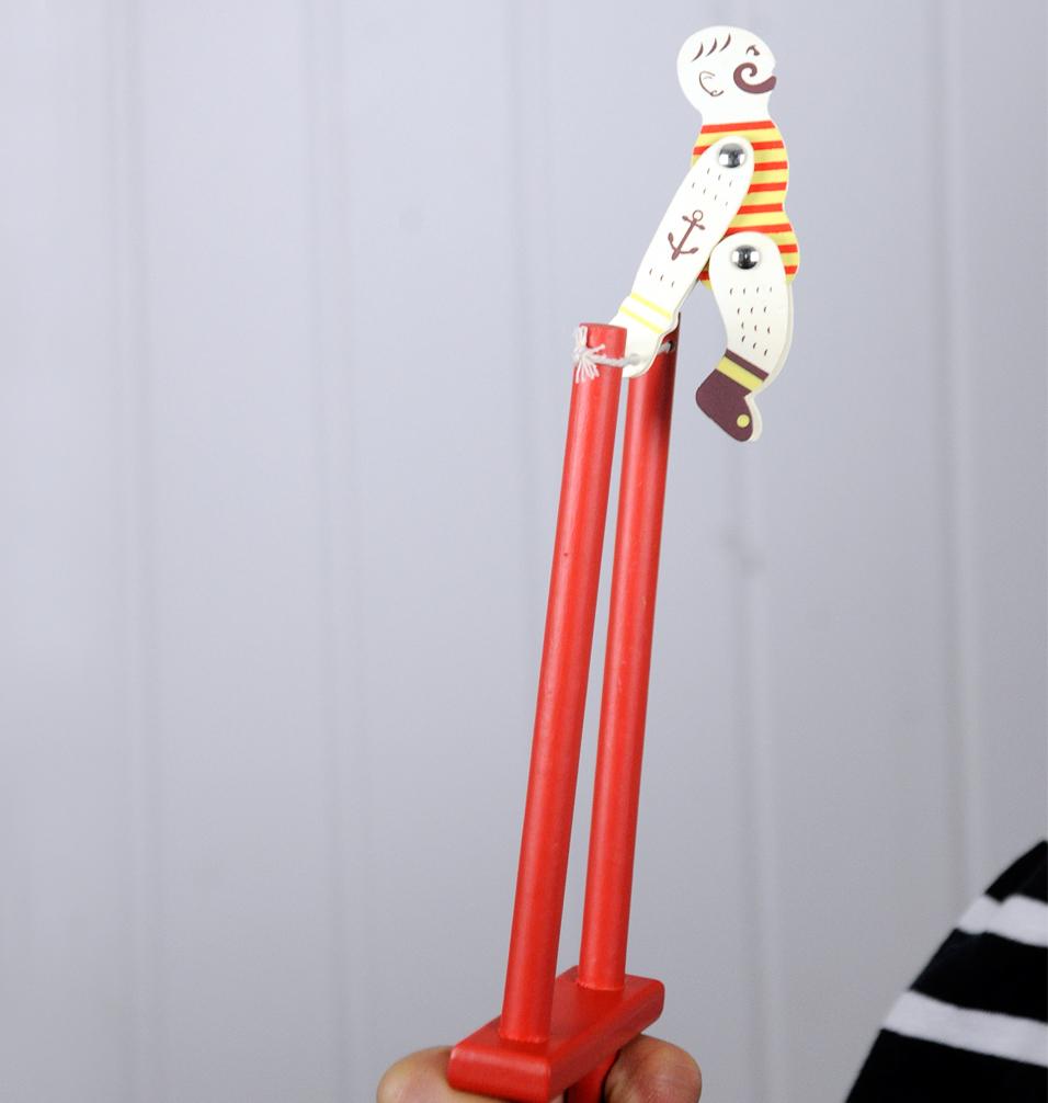 Mr Muscular Wooden Acrobatic Toy by Rex London. Sold by Say It Baby Gifts