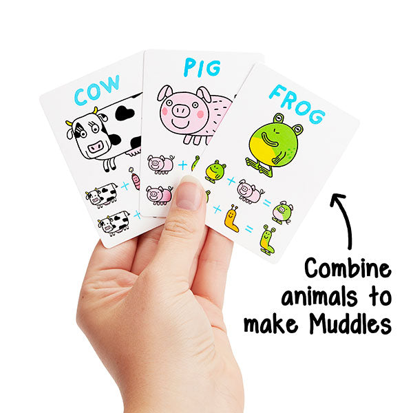 The Muddles - Simple to learn and quick to play, kids will love combining animals and making a muddle!