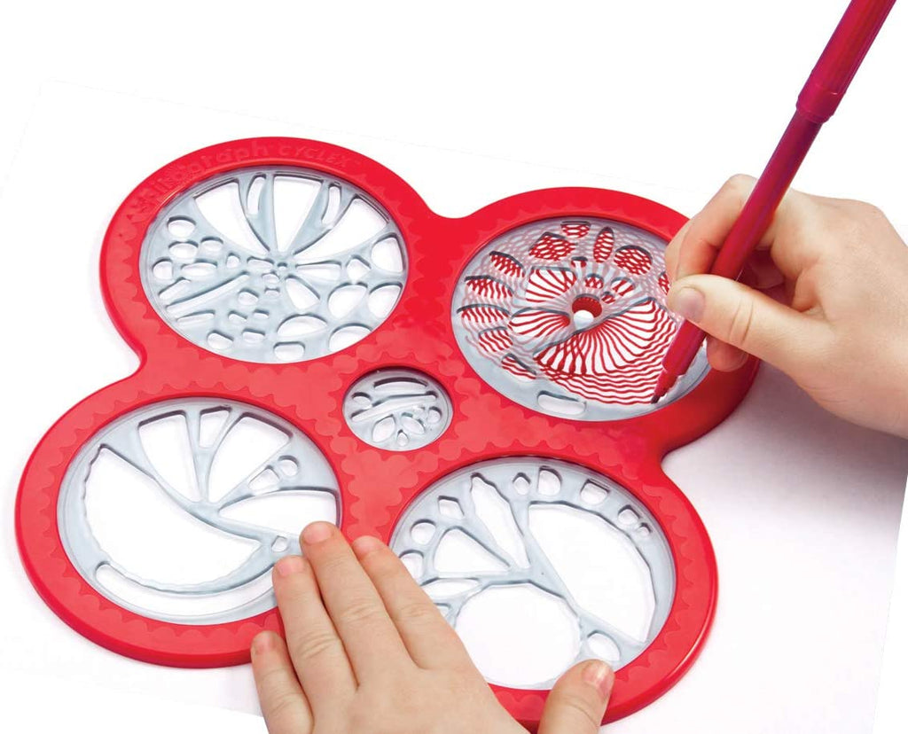 Create over 80 different designs with the Spirograph Cyclex