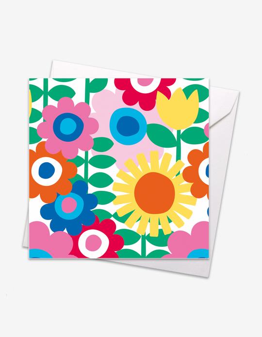 Toby Tiger Flower Power Card