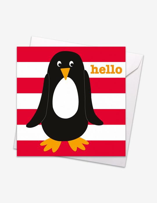 Hello Penguin Card - Say It Baby 